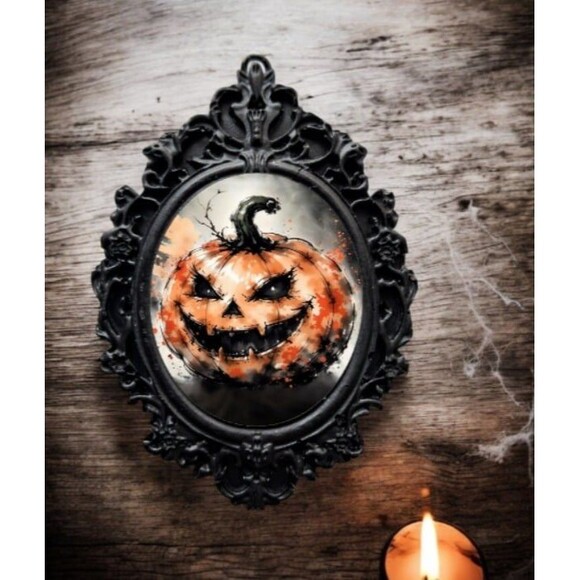 Merry Gothmas Ornament Halloween Tree Pumpkin Patch October Fall Decoration - Picture 1 of 1